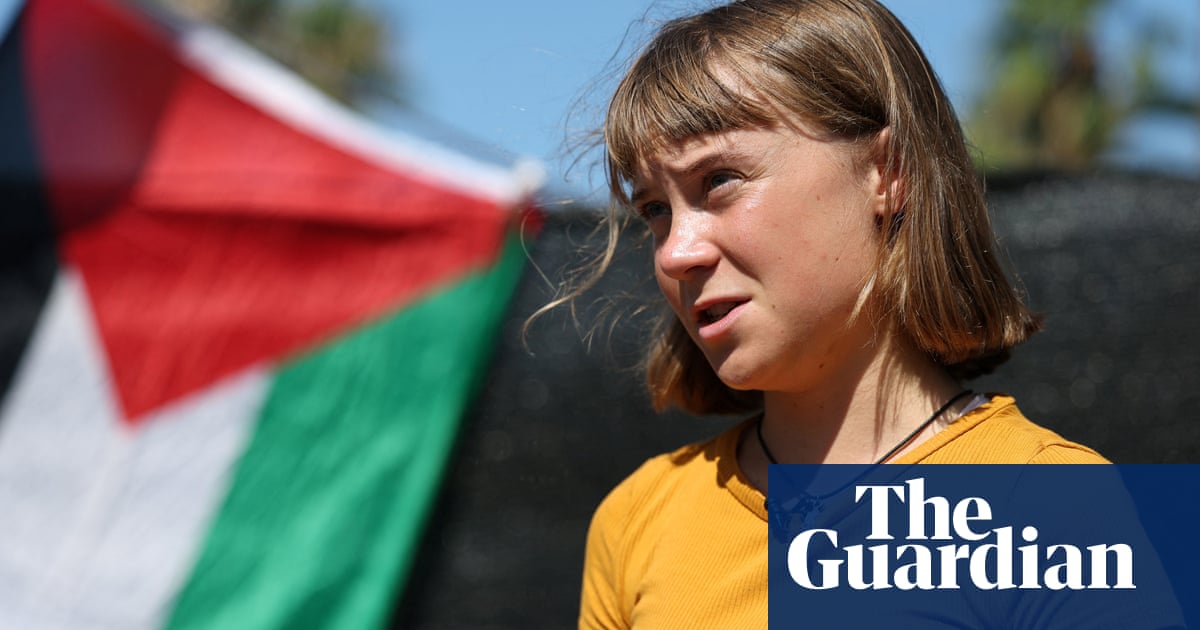 Aid flotilla with Greta Thunberg set to sail for Gaza to ‘break illegal siege’ | Greta Thunberg