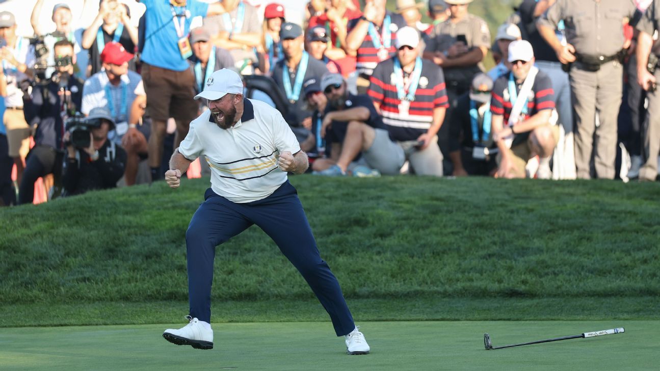 Europe holds off U.S. rally in singles, wins Ryder Cup again